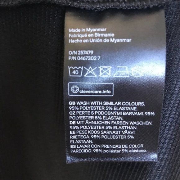 Divided by H&M Pullover Tank Mini Dress in Black - Sz 4 - Picture 4 of 4